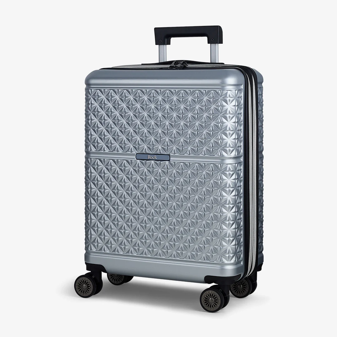 Maya Small Suitcase in Silver