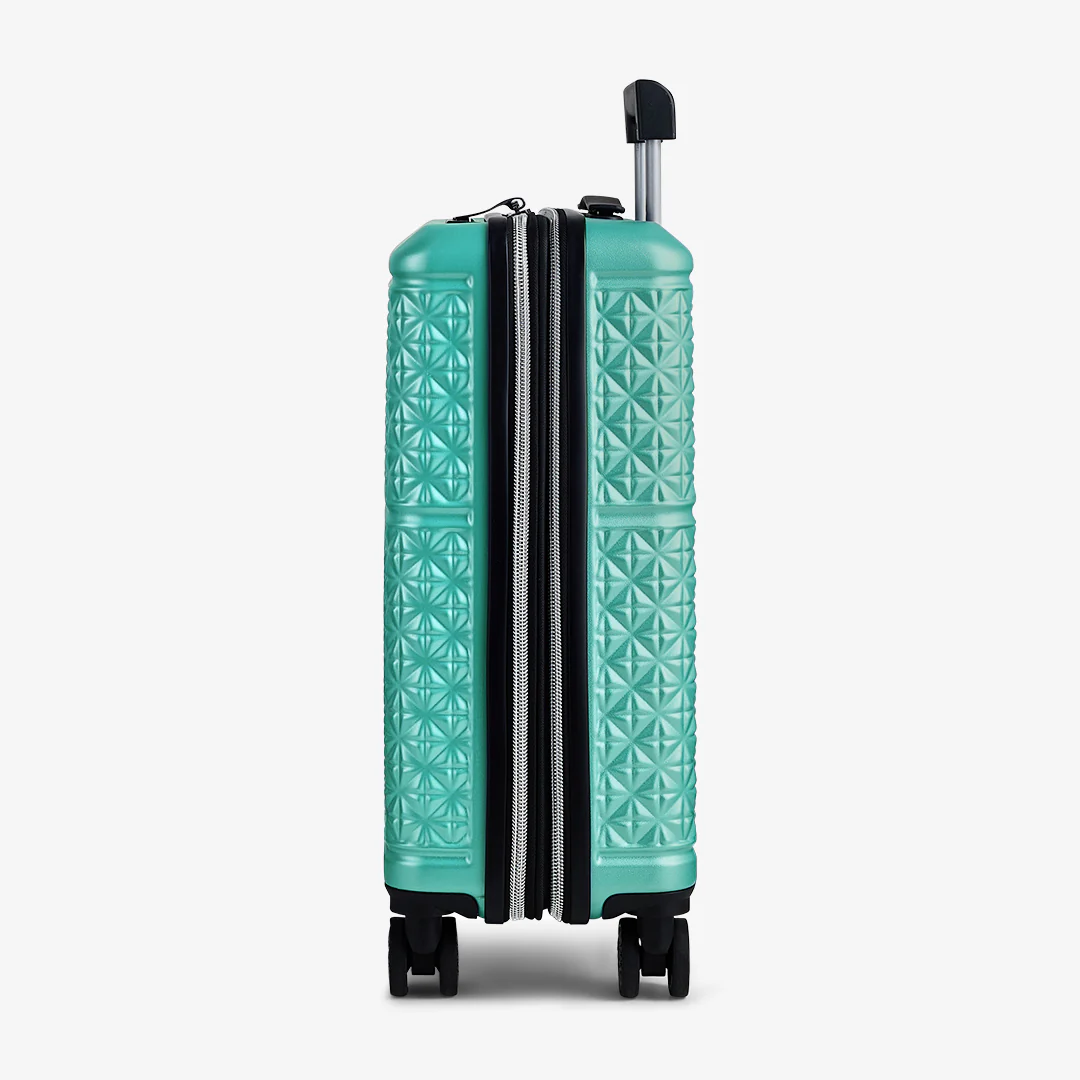 Maya Small Suitcase in Turquoise - Image 3