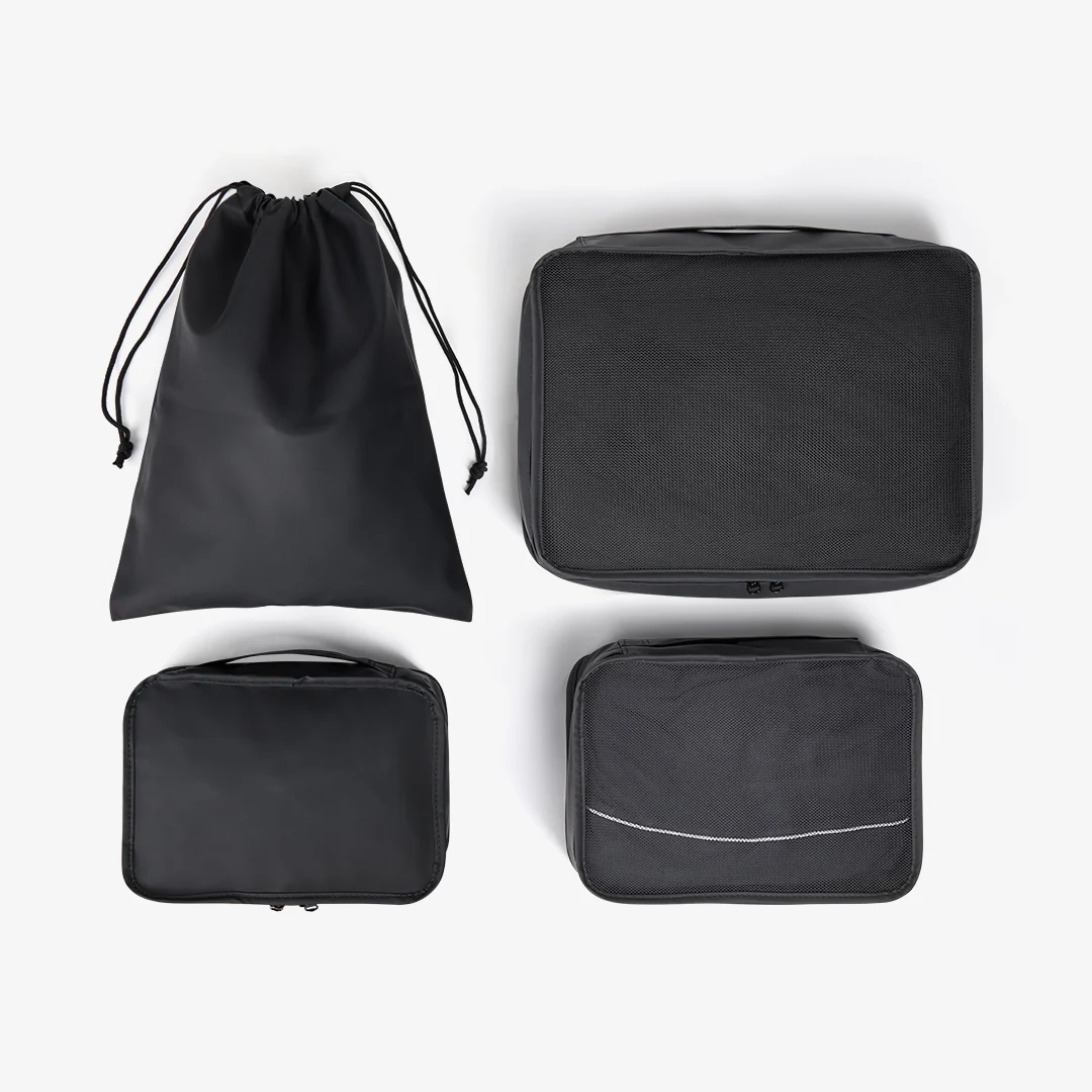 Packing Cubes Set of 4 in Black - Image 3
