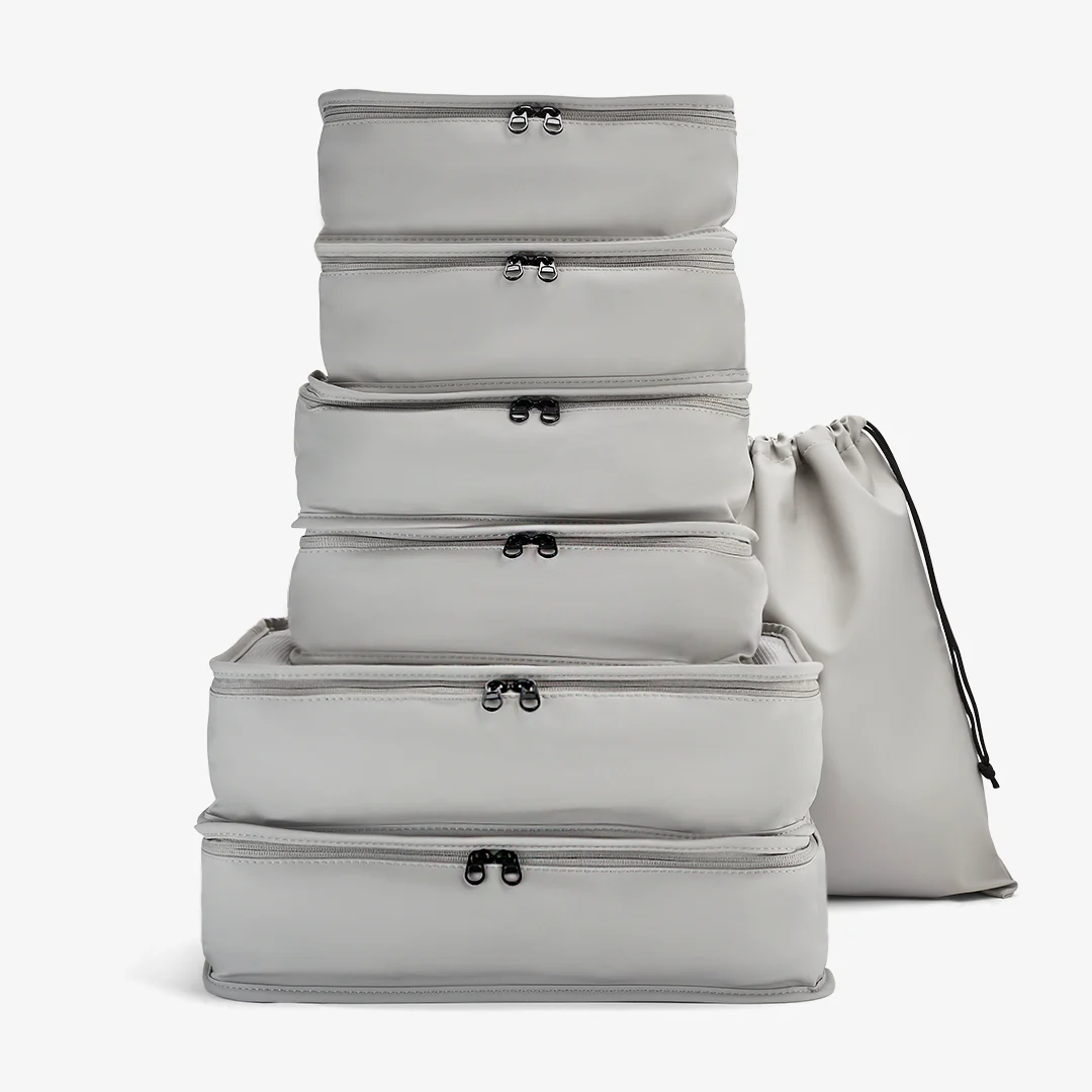 Packing Cubes Set of 7 in Grey - Image 2