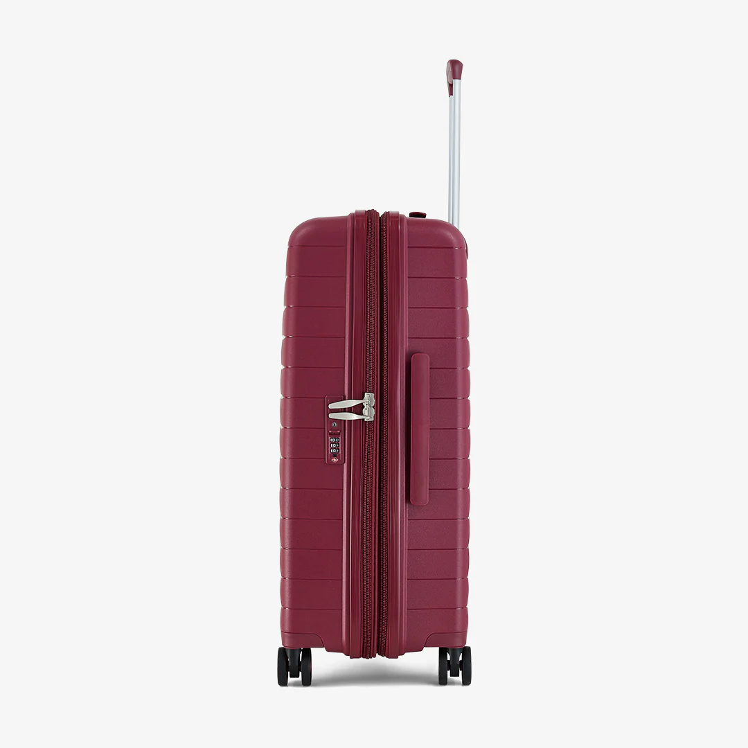 Palma Medium Suitcase in Burgundy - Image 3