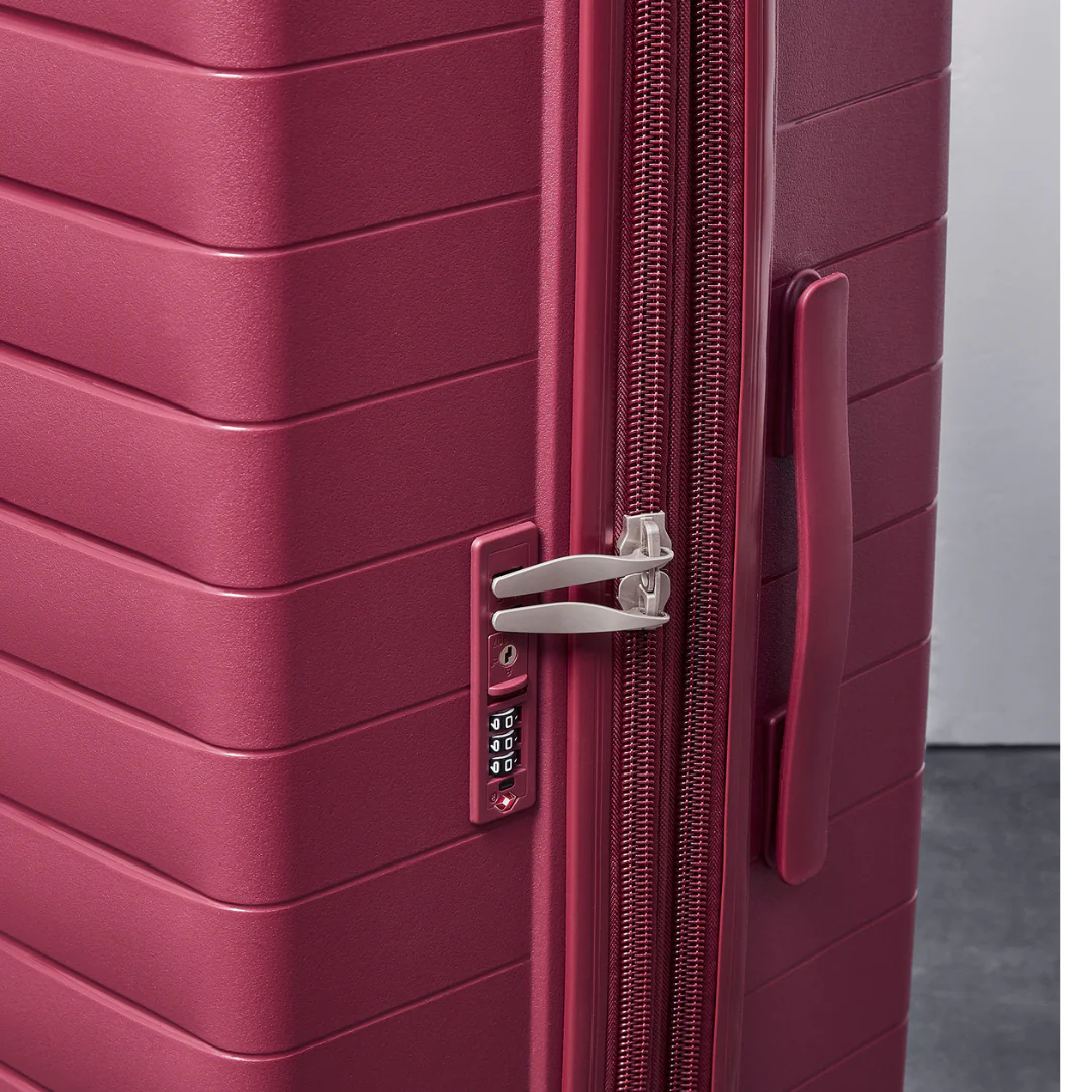 Palma Medium Suitcase in Burgundy - Image 6