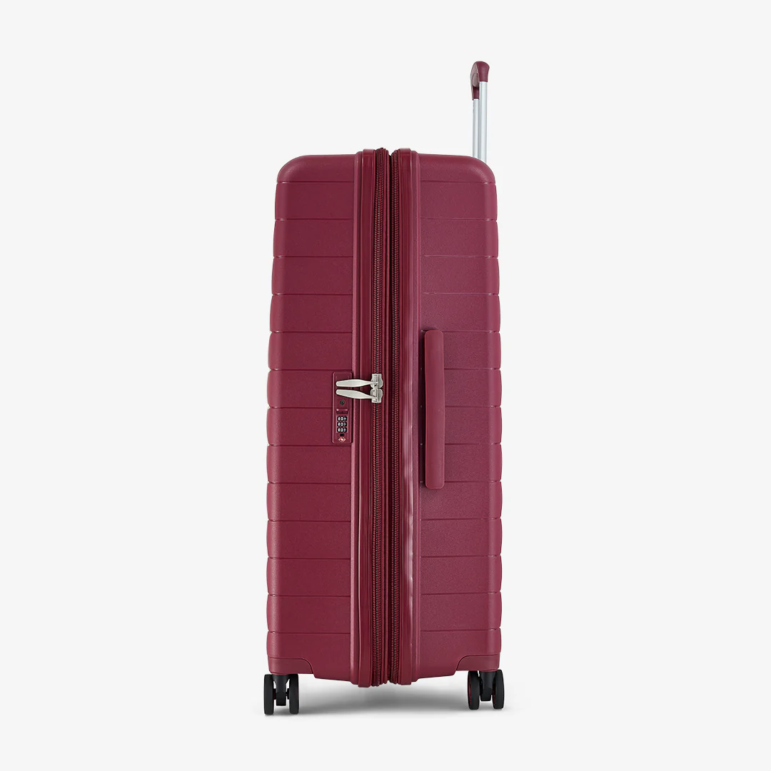 Palma Set of 3 Suitcases in Burgundy - Image 4