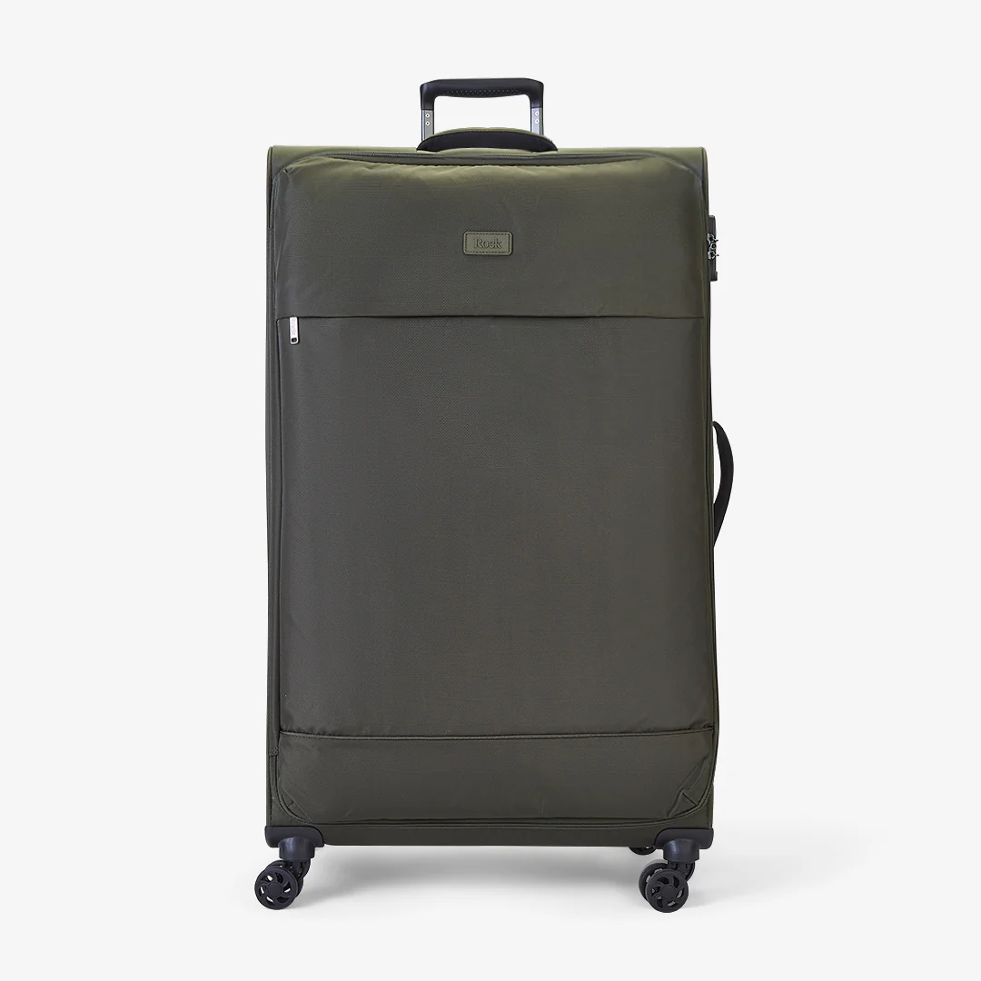 Paris Extra Large Suitcase in Olive Green - Image 2