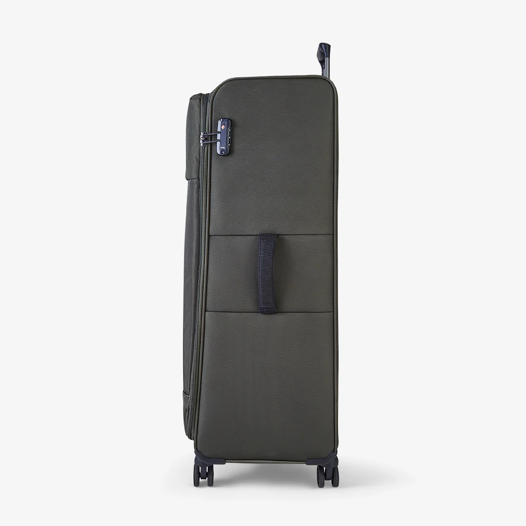 Paris Extra Large Suitcase in Olive Green - Image 3