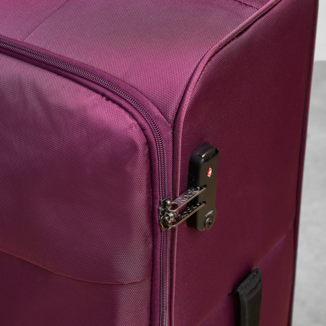 Paris Extra Large Suitcase in Purple - Image 6