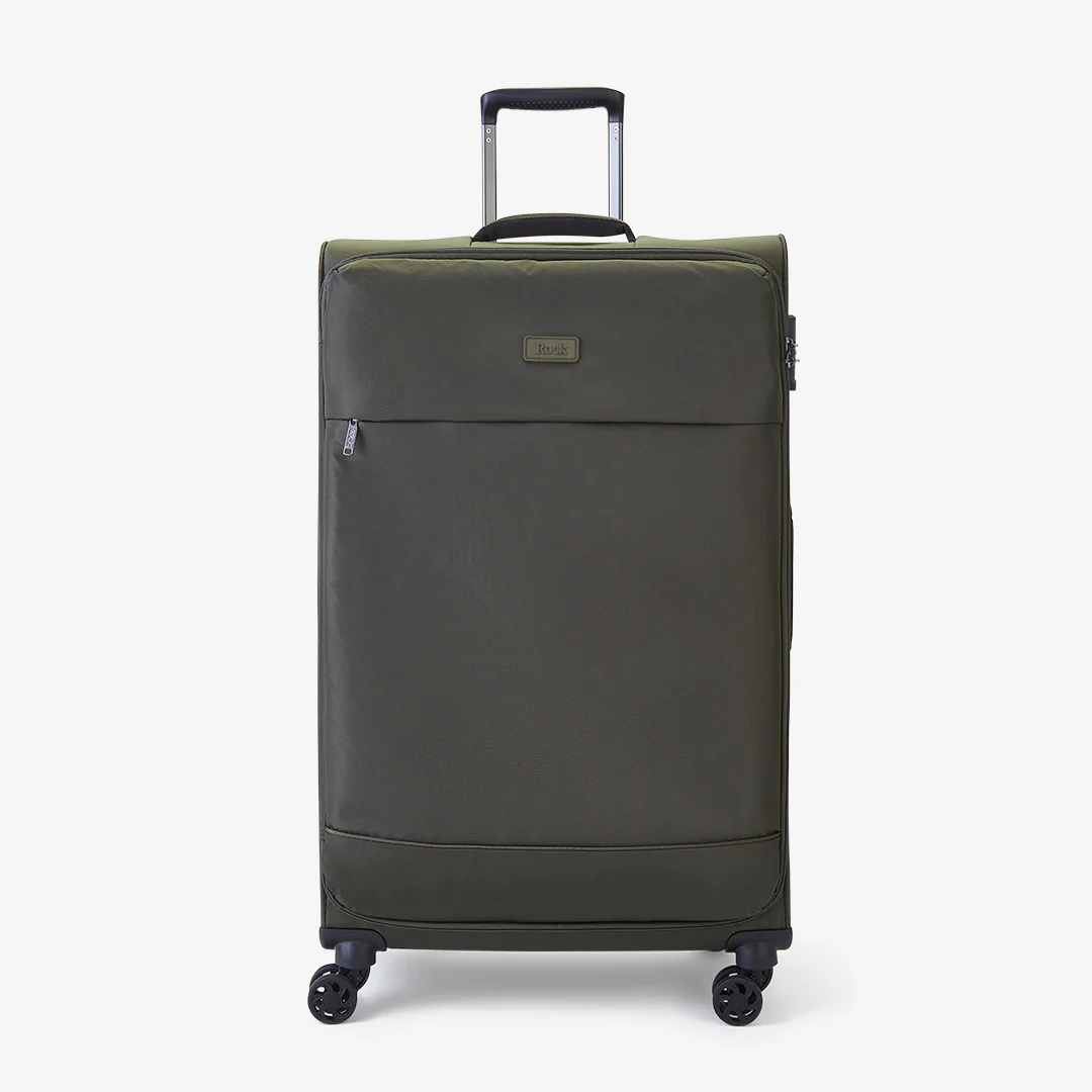 Paris Large Suitcase in Olive Green - Image 2