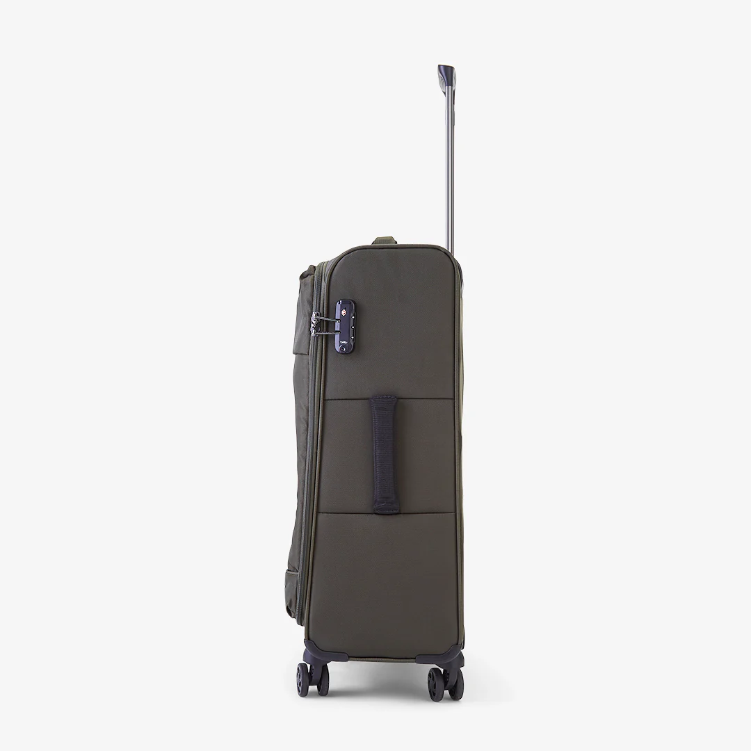 Paris Medium Suitcase in Olive Green - Image 3