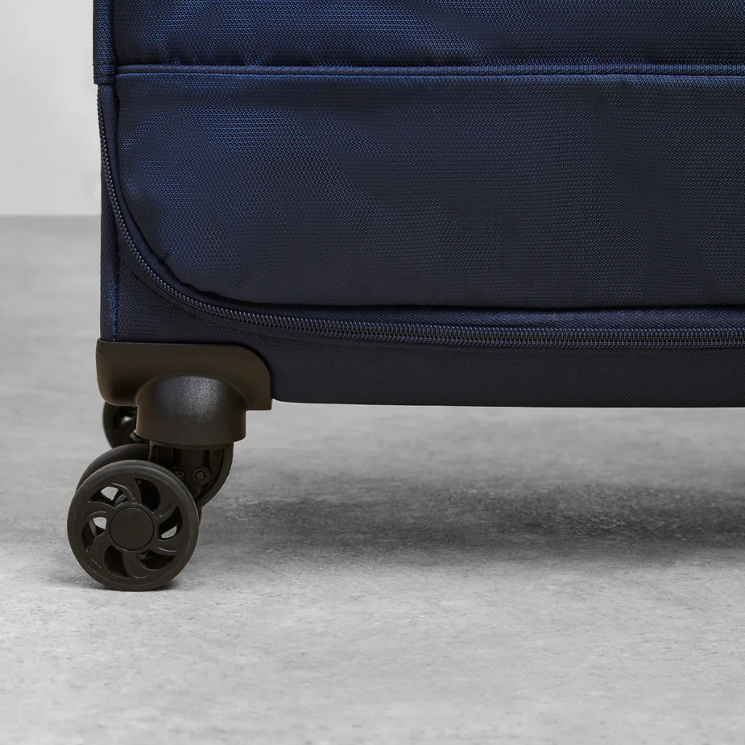 Paris Small Suitcase in Navy - Image 4
