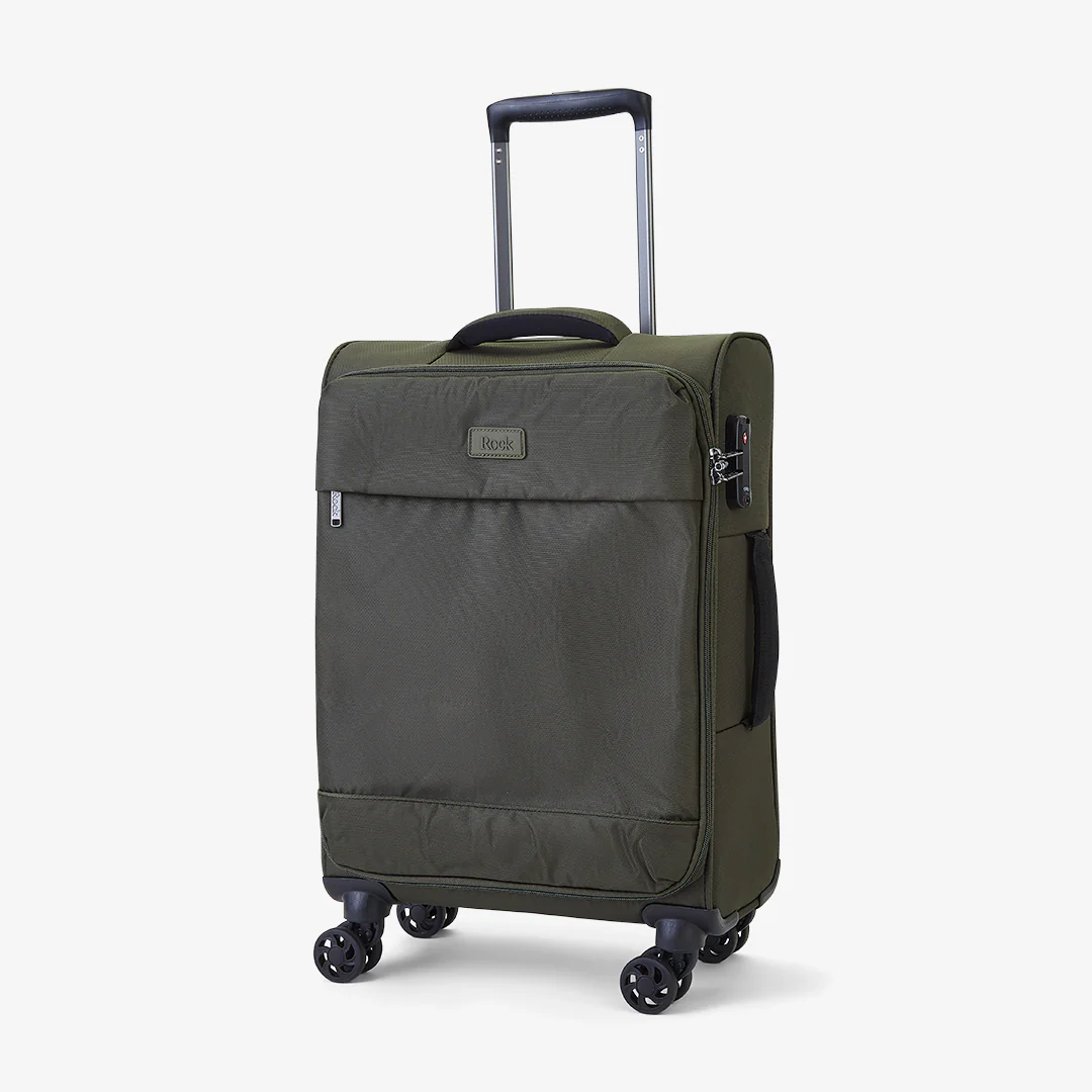 Paris Small Suitcase in Olive Green