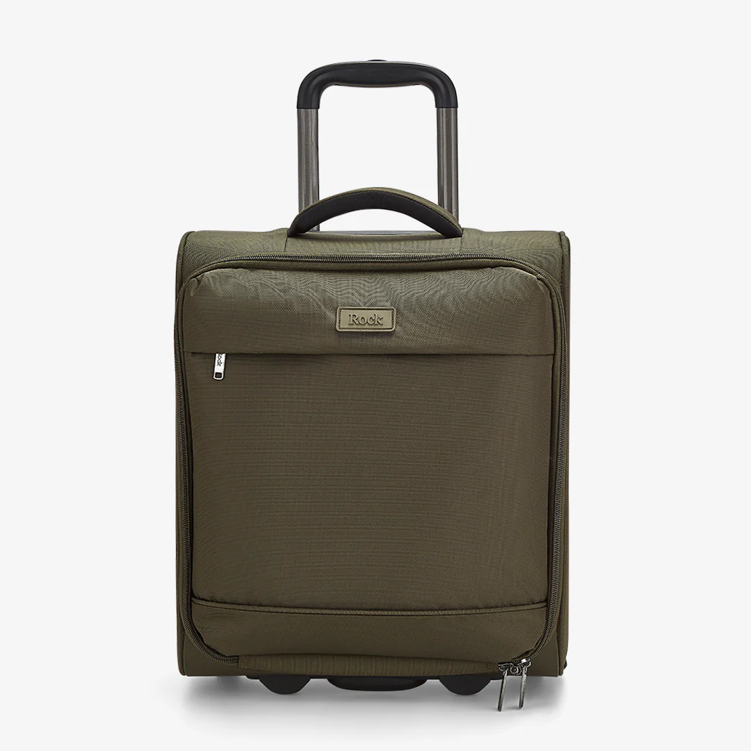 Paris Underseat Suitcase in Olive Green - Image 2