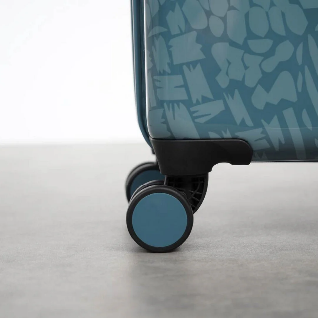 Pebble Kids Underseat Suitcase in Dino - Image 7