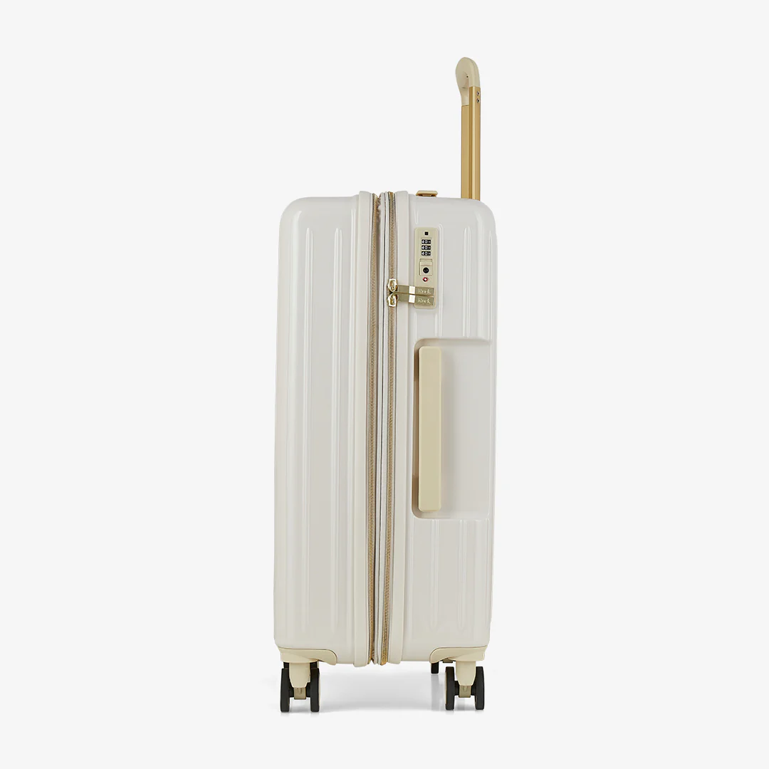 Primrose Medium Suitcase in Cream - Image 3