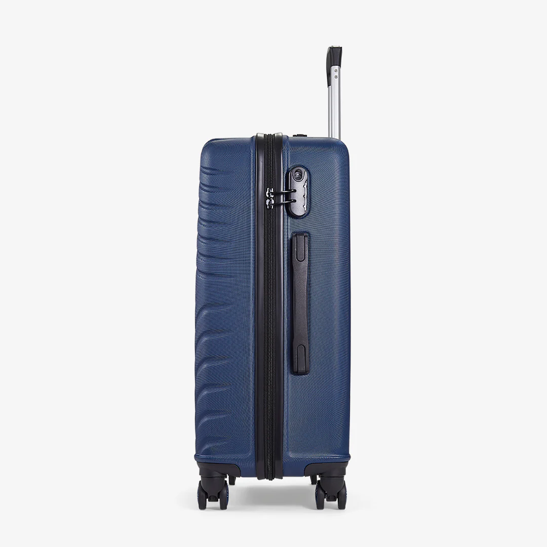 Santiago Medium Suitcase in Navy - Image 3