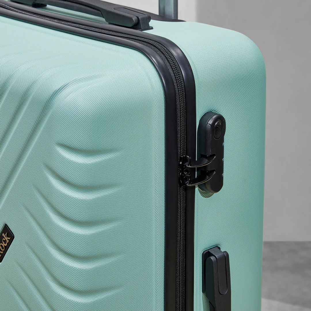 Santiago Medium Suitcase in Mint Green - Image 6