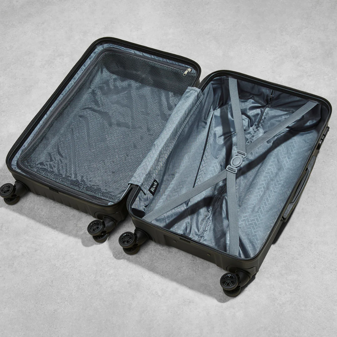 Santiago Set of 3 Suitcases in Black - Image 6