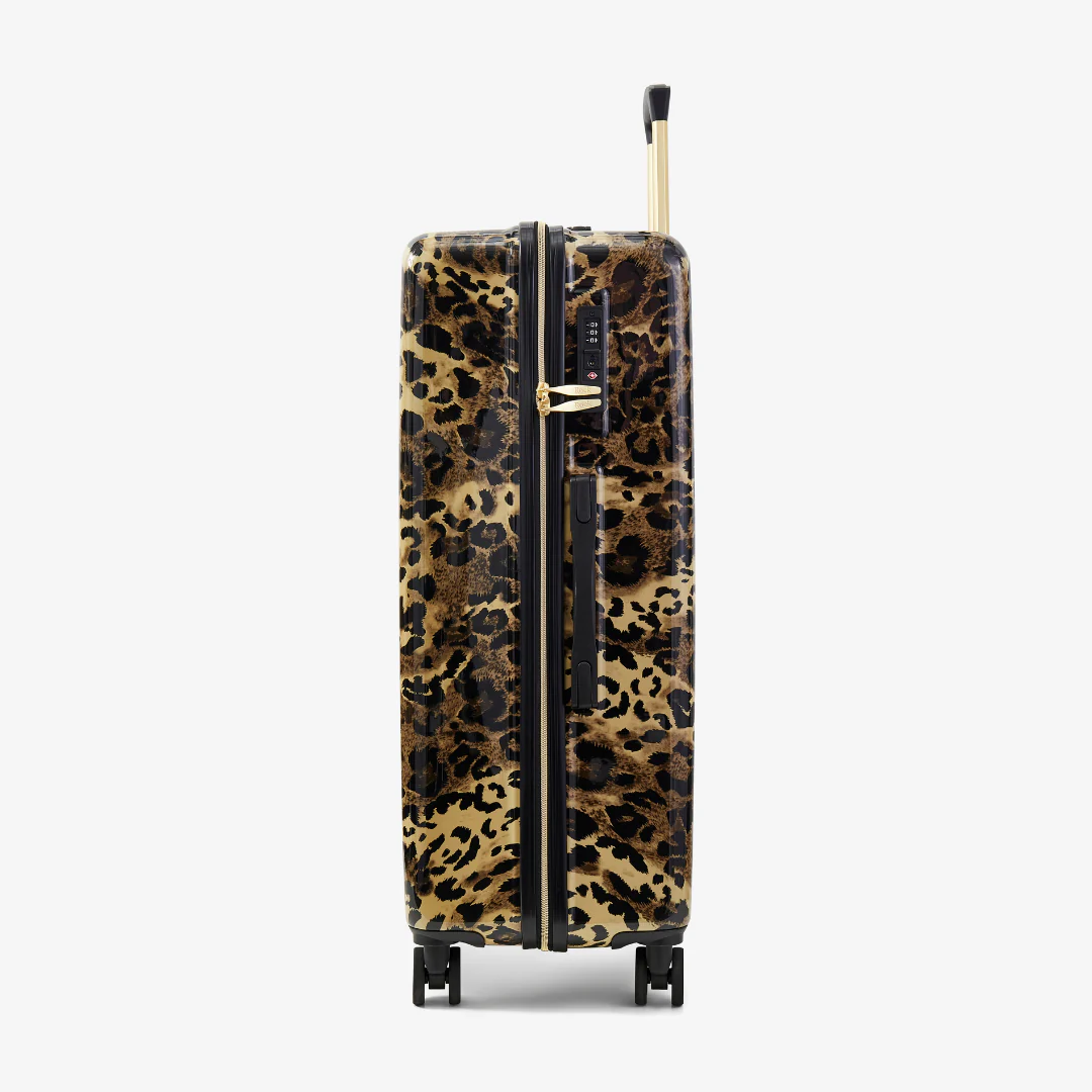 Savannah Large Suitcase in Gold Leopard - Image 3