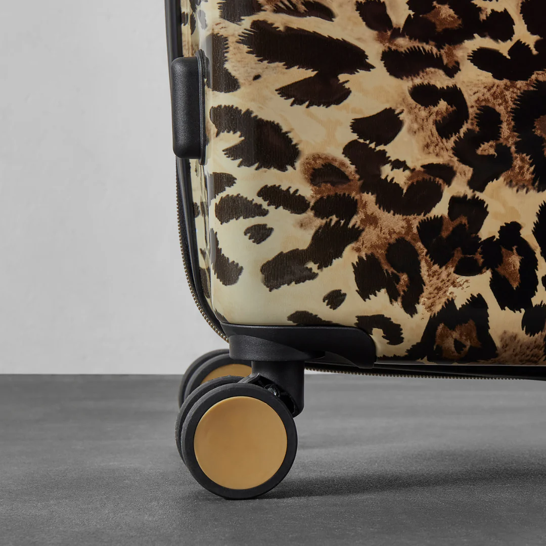 Savannah Large Suitcase in Gold Leopard - Image 4