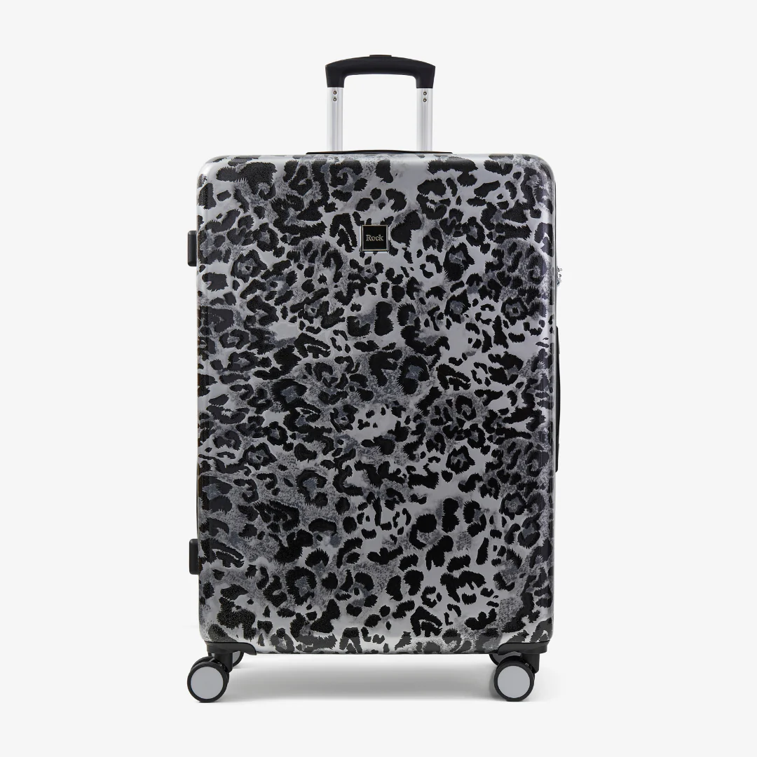 Savannah Set of 3 Suitcases in Snow Leopard - Image 3