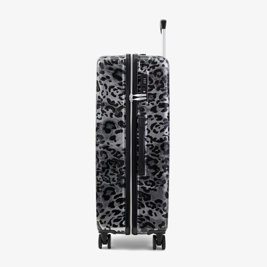 Savannah Set of 3 Suitcases in Snow Leopard - Image 4