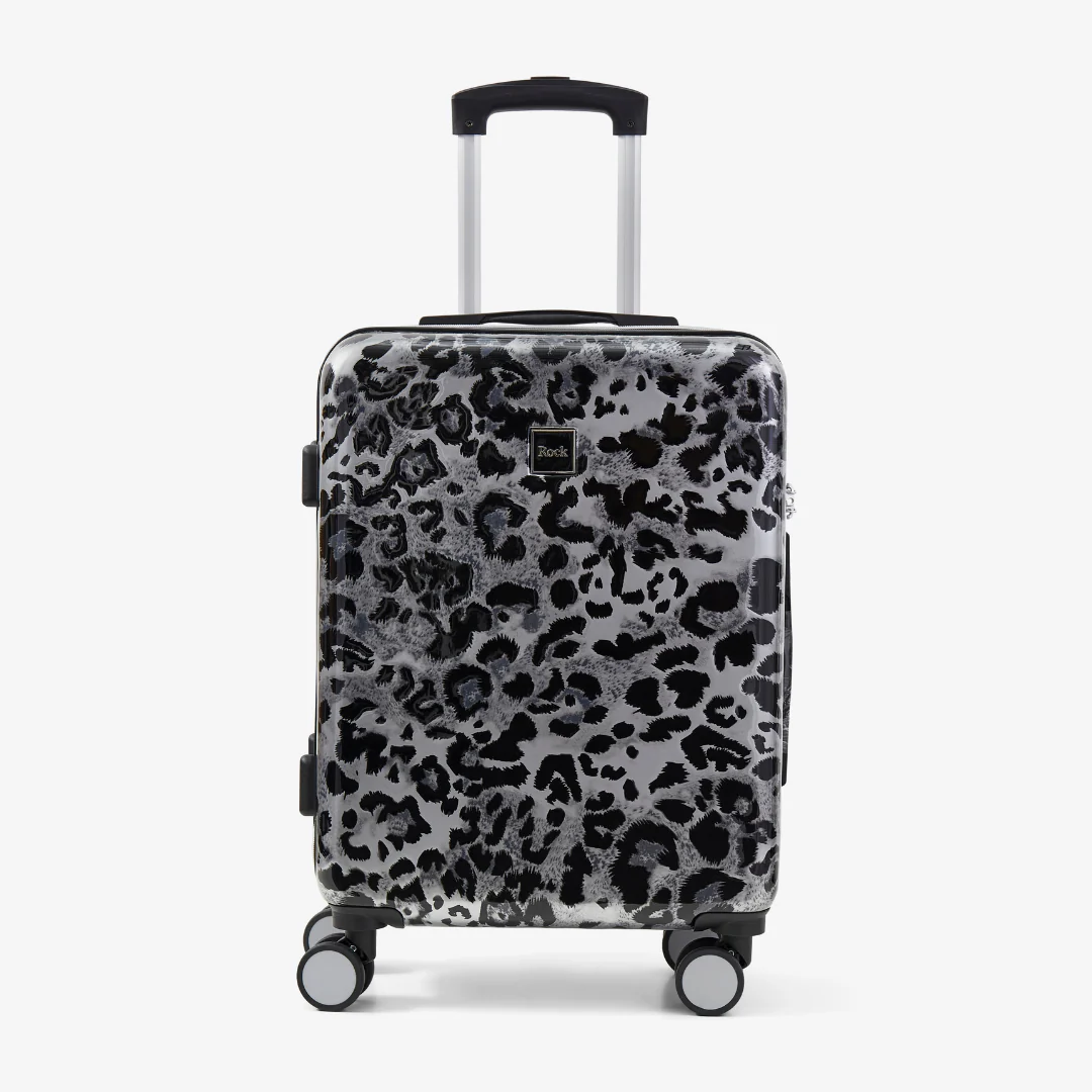 Savannah Small Suitcase in Snow Leopard - Image 2