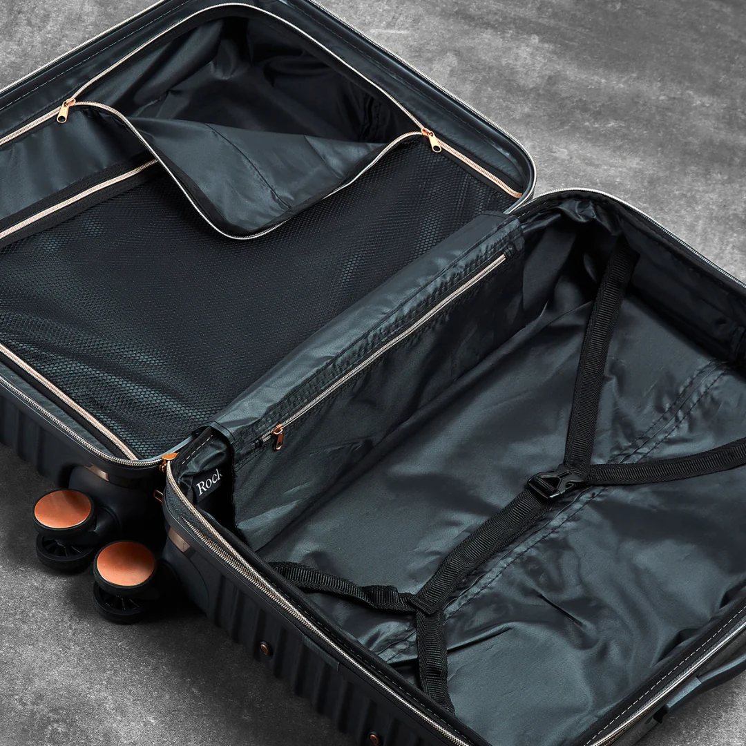 Selene Large Suitcase in Charcoal - Image 5