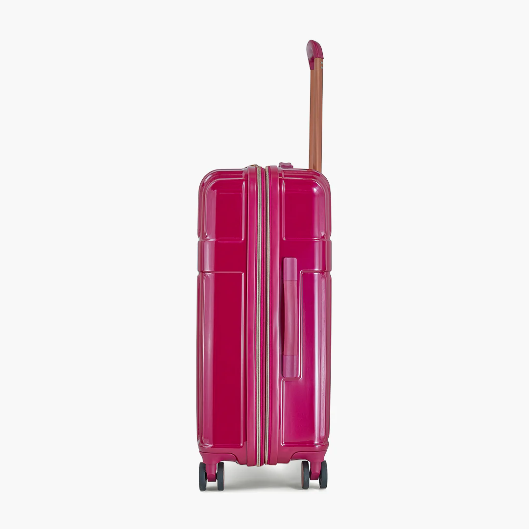 Selene Medium Suitcase in Magenta Pink - Image 3