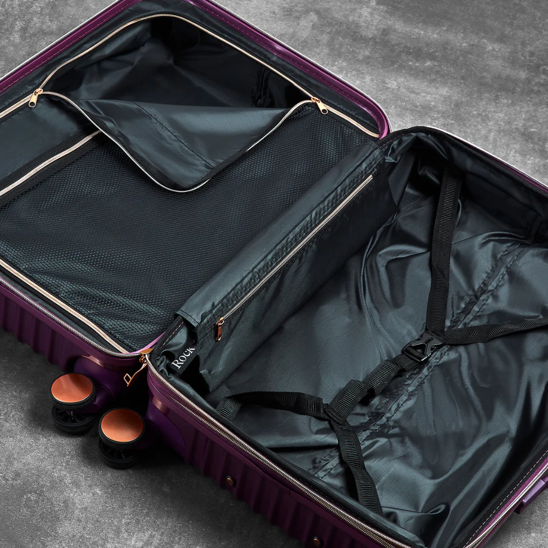 Selene Medium Suitcase in Purple - Image 5