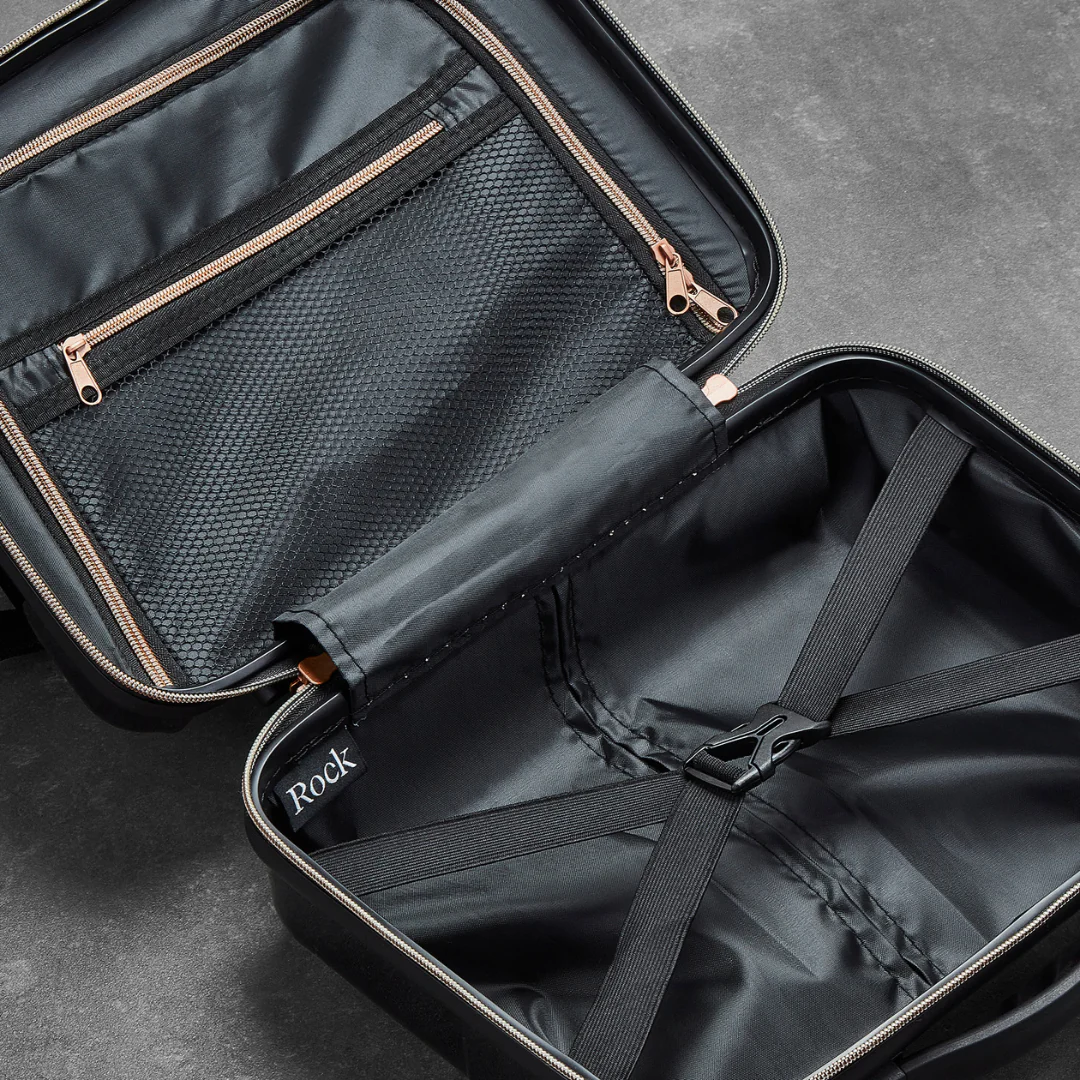 Selene Vanity Suitcase in Black - Image 5