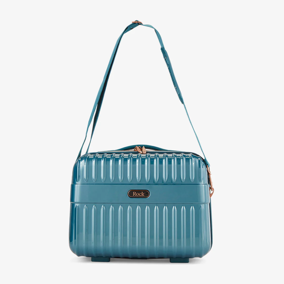 Selene Vanity Suitcase in Blue - Image 4