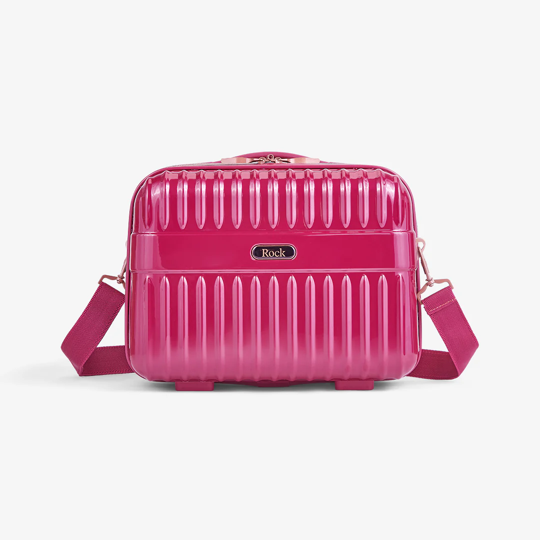 Selene Vanity Suitcase in Magenta Pink - Image 2