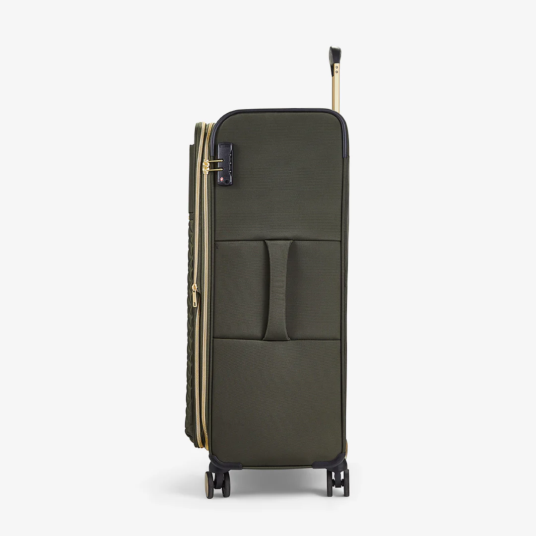 Sloane Large Suitcase in Khaki - Image 3