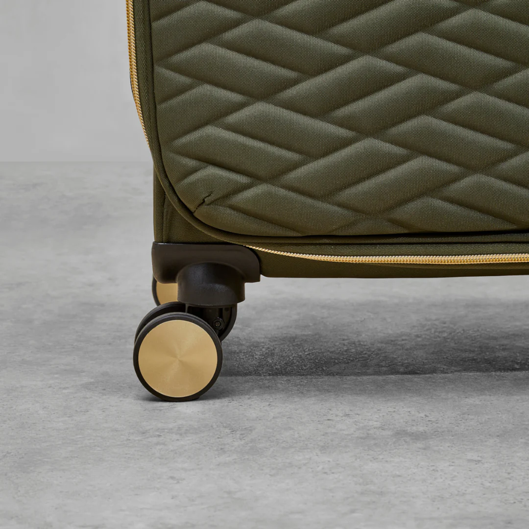 Sloane Large Suitcase in Khaki - Image 4