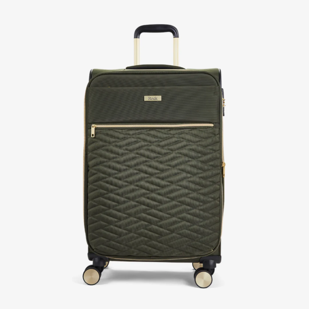 Sloane Medium Suitcase in Khaki - Image 2