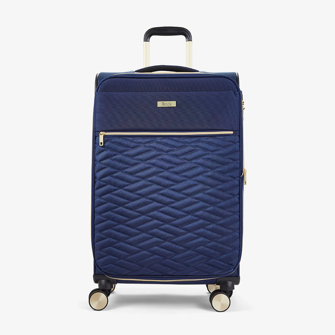 Sloane Medium Suitcase in Navy - Image 2