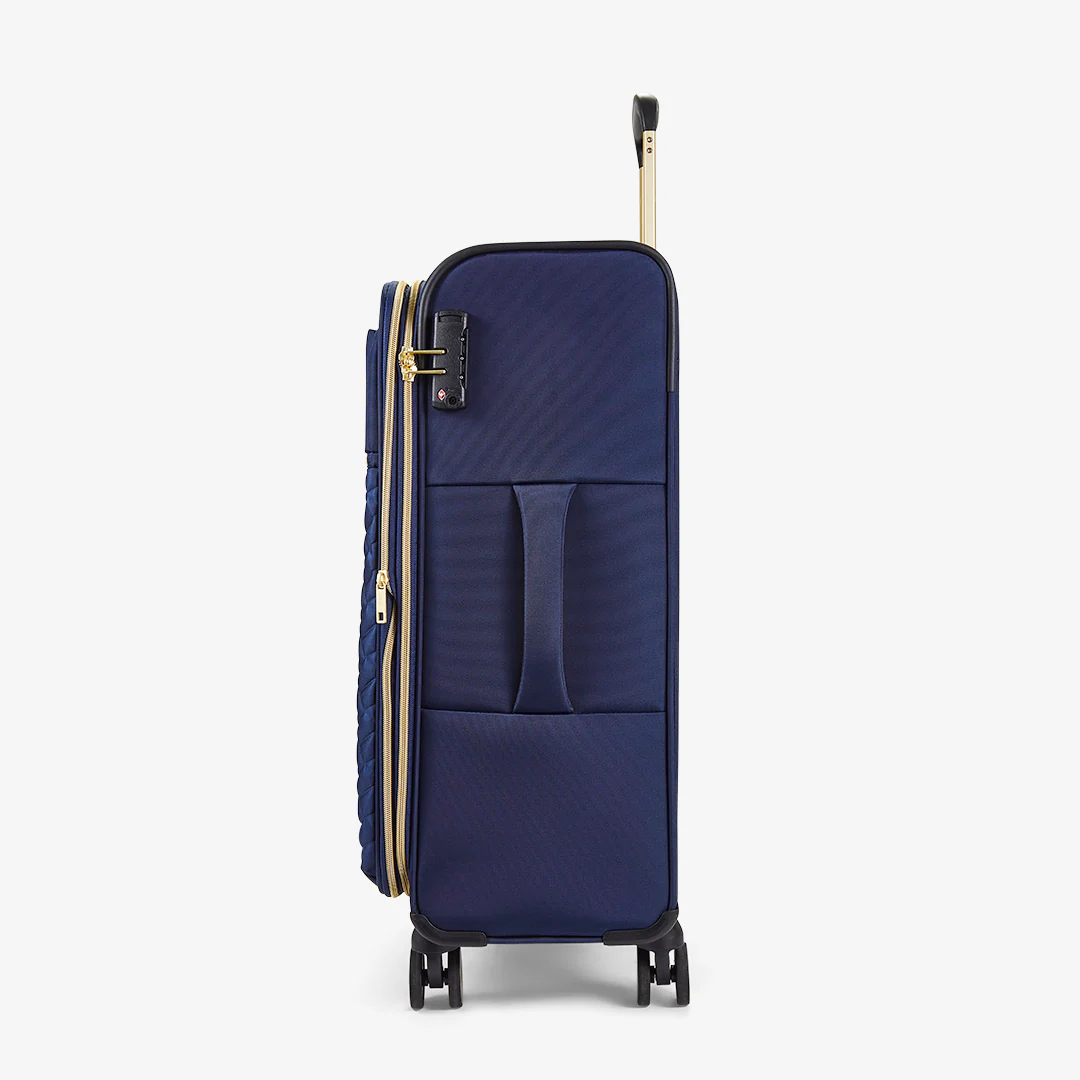 Sloane Medium Suitcase in Navy - Image 3