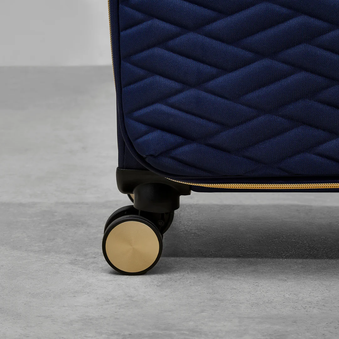 Sloane Medium Suitcase in Navy - Image 4