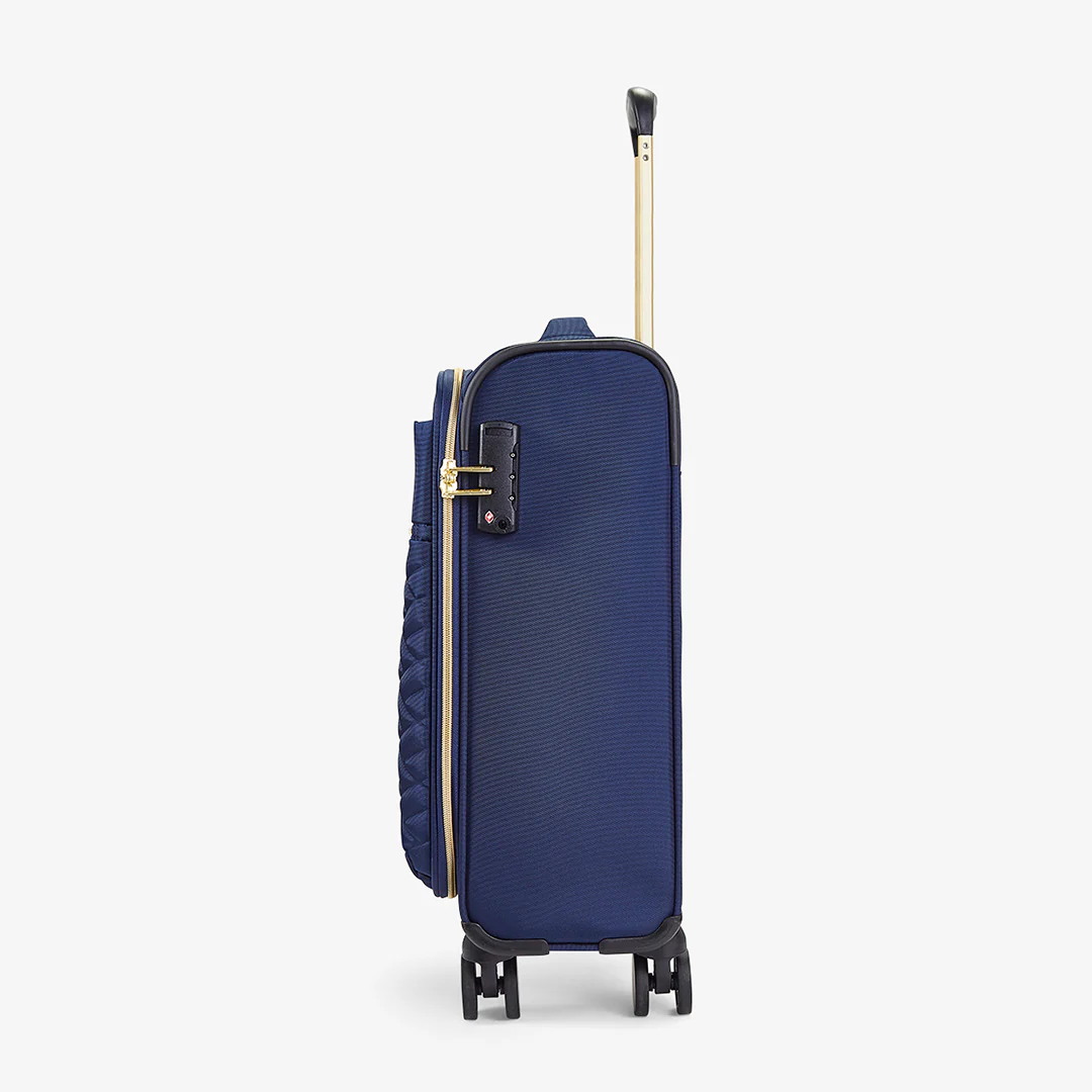 Sloane Small Suitcase in Navy - Image 3