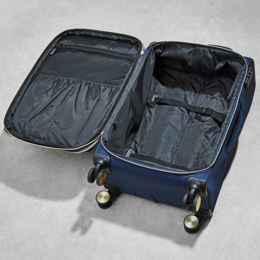 Sloane Small Suitcase in Navy - Image 4