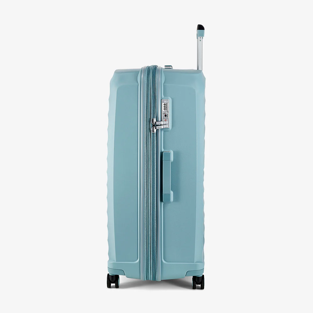 Sunwave Large Suitcase in Light Blue - Image 3
