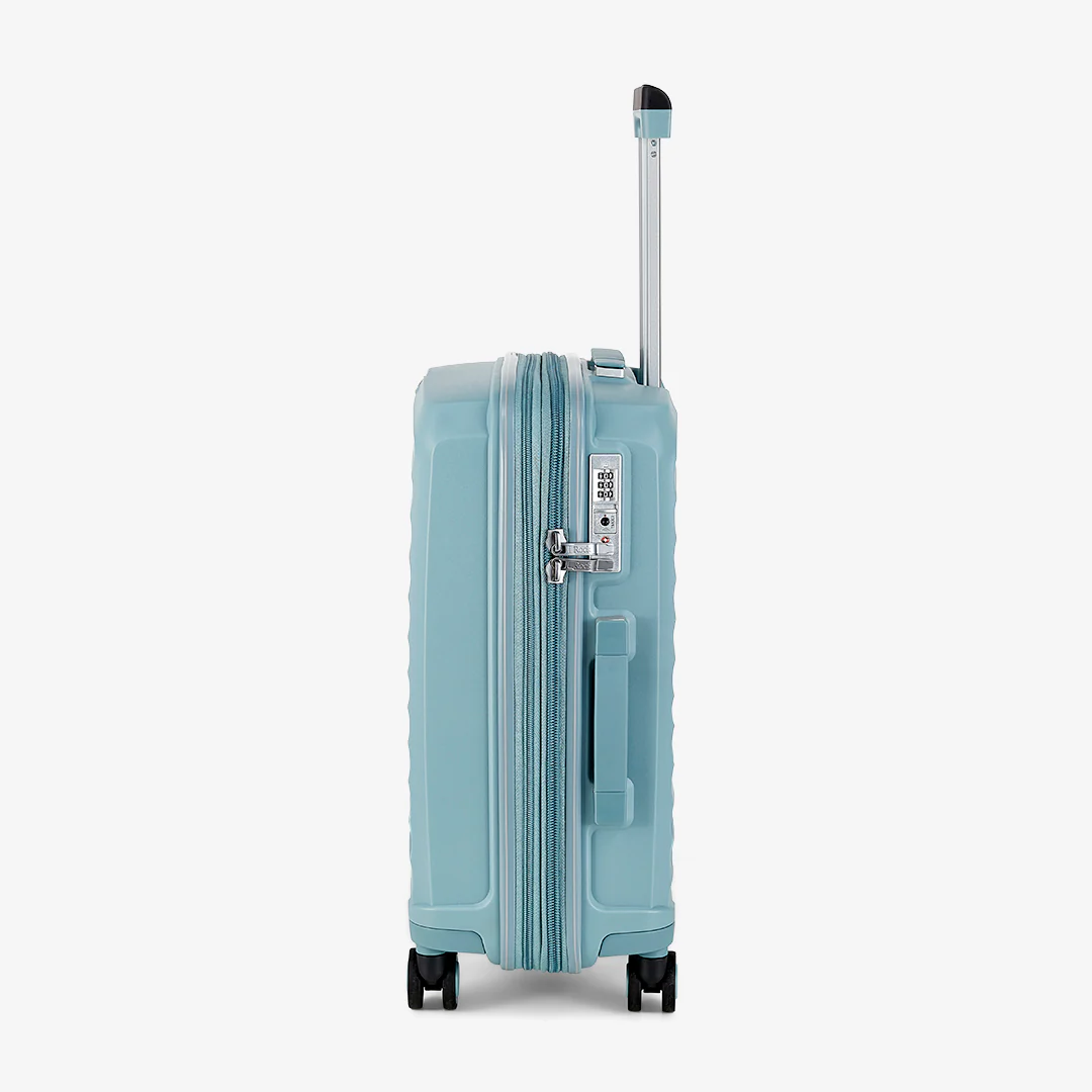 Sunwave Small Suitcase in Light Blue - Image 3