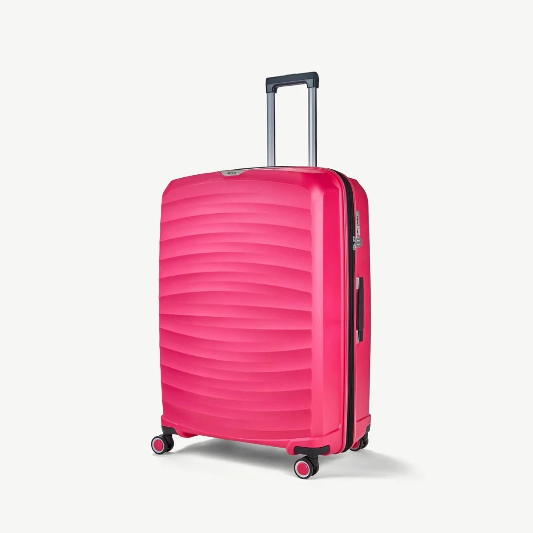 Sunwave Large Suitcase in Pink