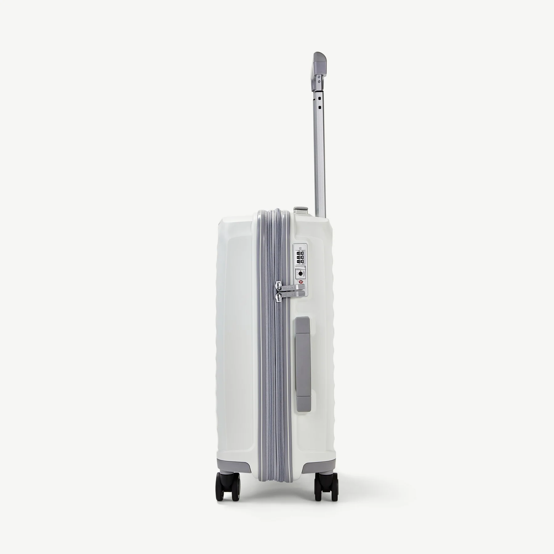 Sunwave Small Suitcase in White - Image 2