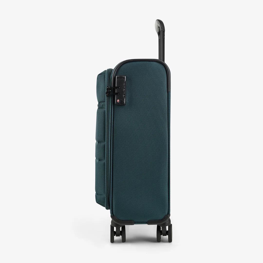 Tokyo Small Suitcase in Bottle Green - Image 3