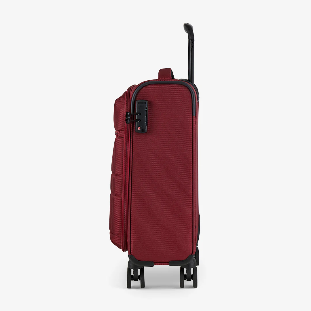 Tokyo Small Suitcase in Wine Red - Image 3
