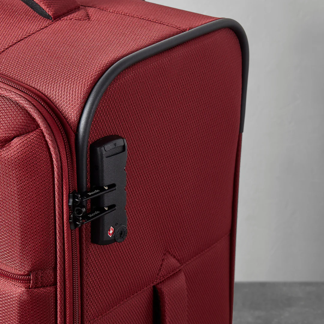 Tokyo Small Suitcase in Wine Red - Image 6