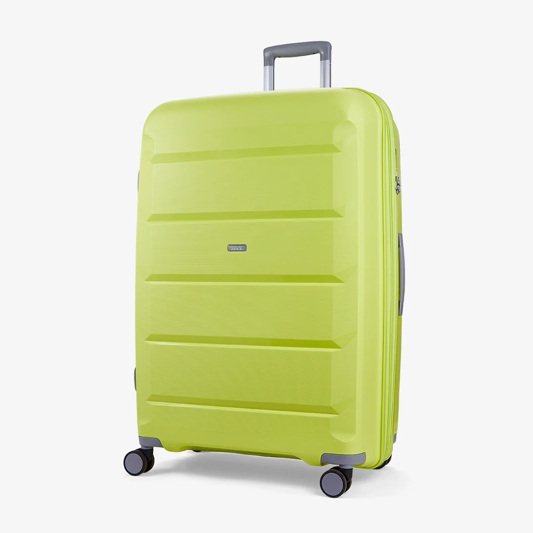Tulum Set of 3 Suitcases in Lime Green - Image 2