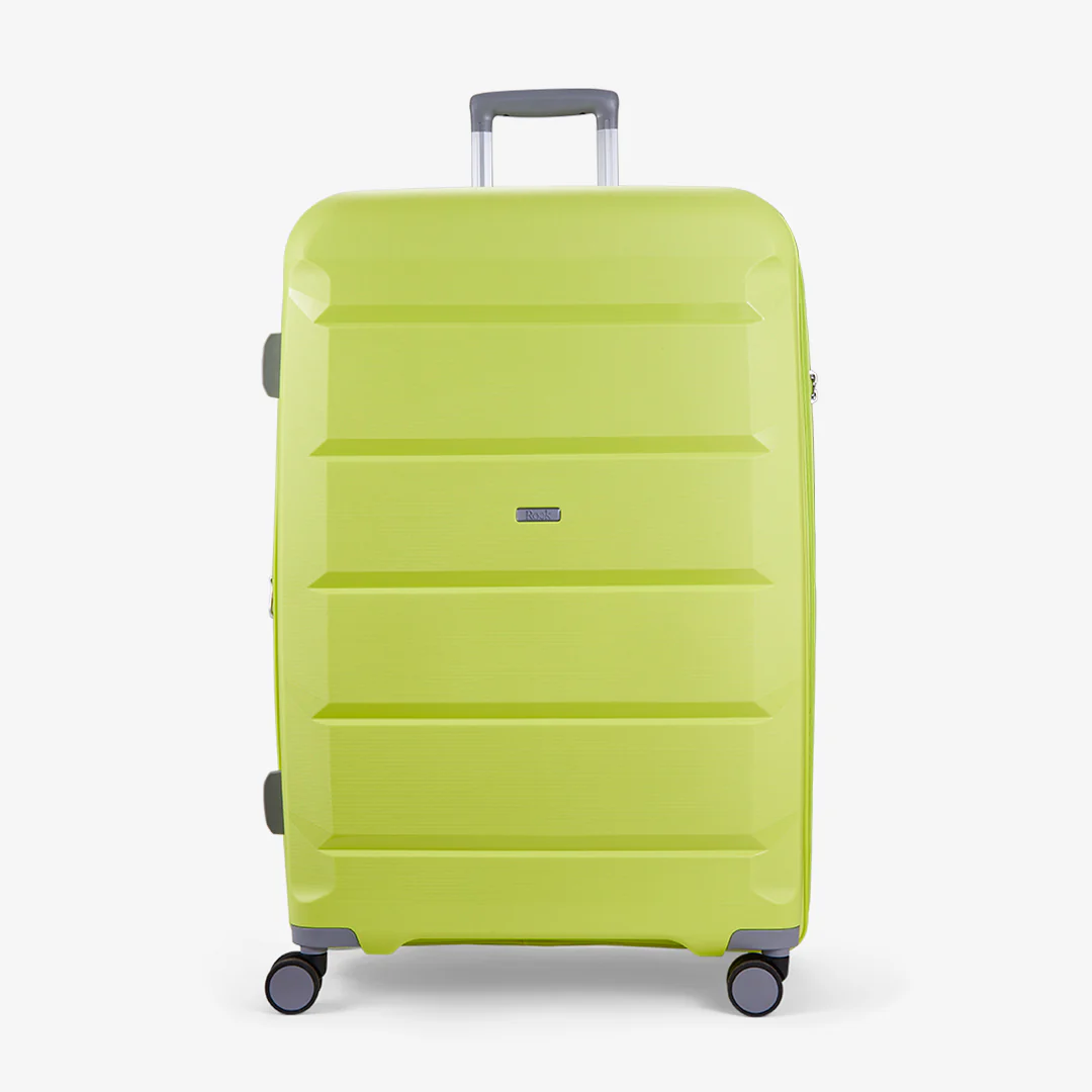 Tulum Set of 3 Suitcases in Lime Green - Image 3