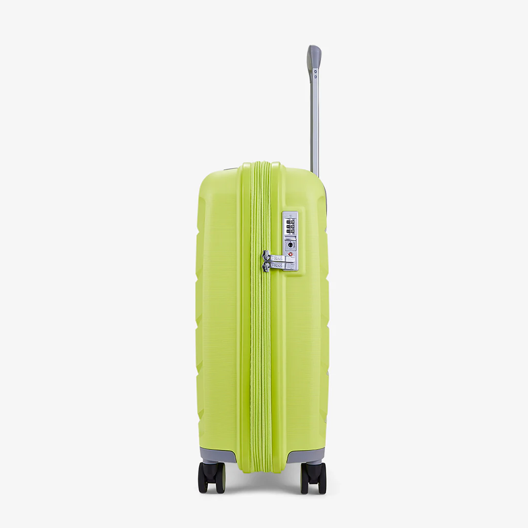 Tulum Small Suitcase in Lime Green - Image 3