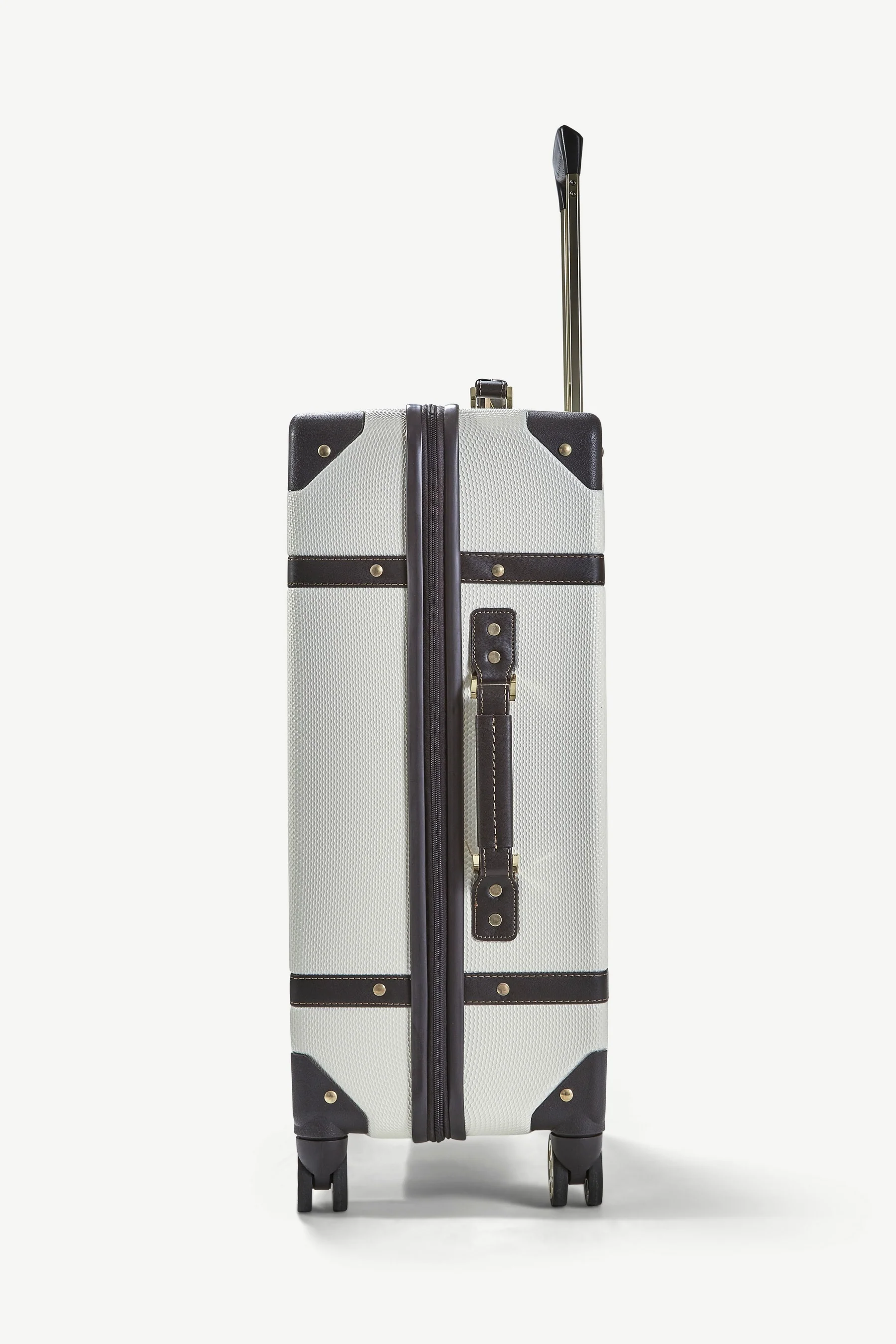 Vintage Medium Suitcase in Cream - Image 3